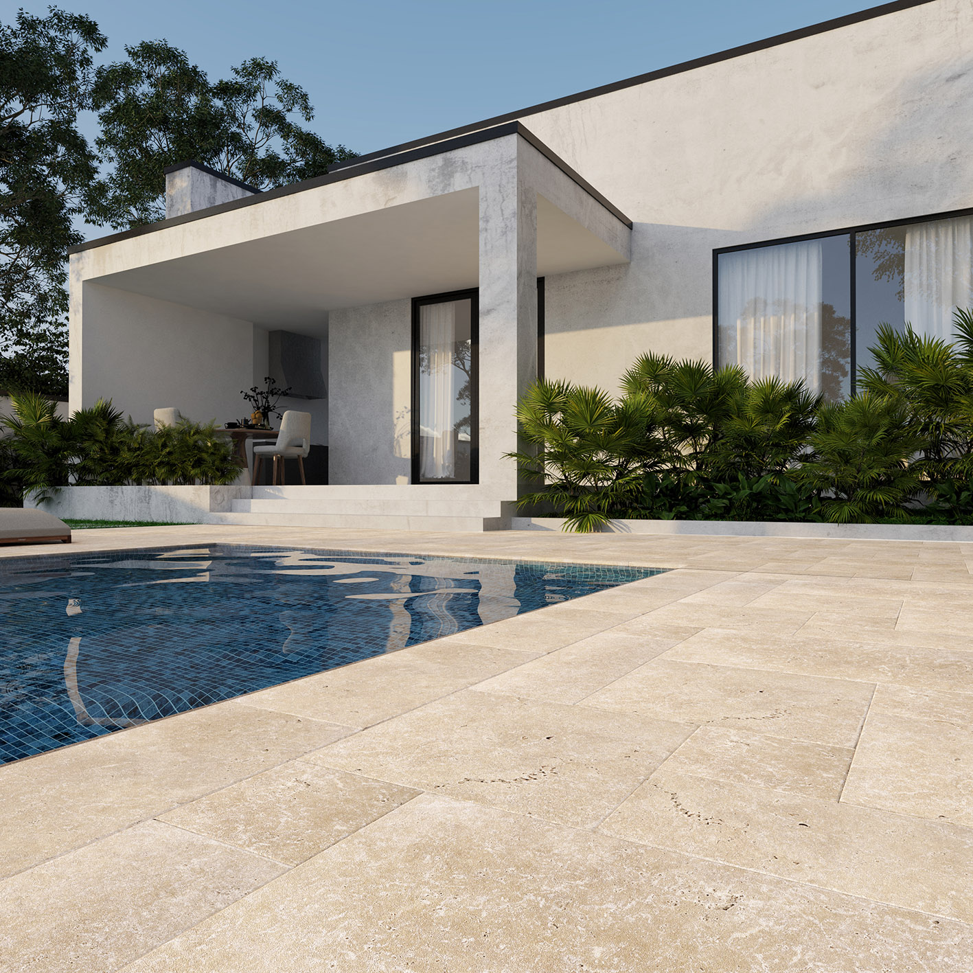 Travertine Pavers Tuscany Travertine French Pattern Tumbled Paver